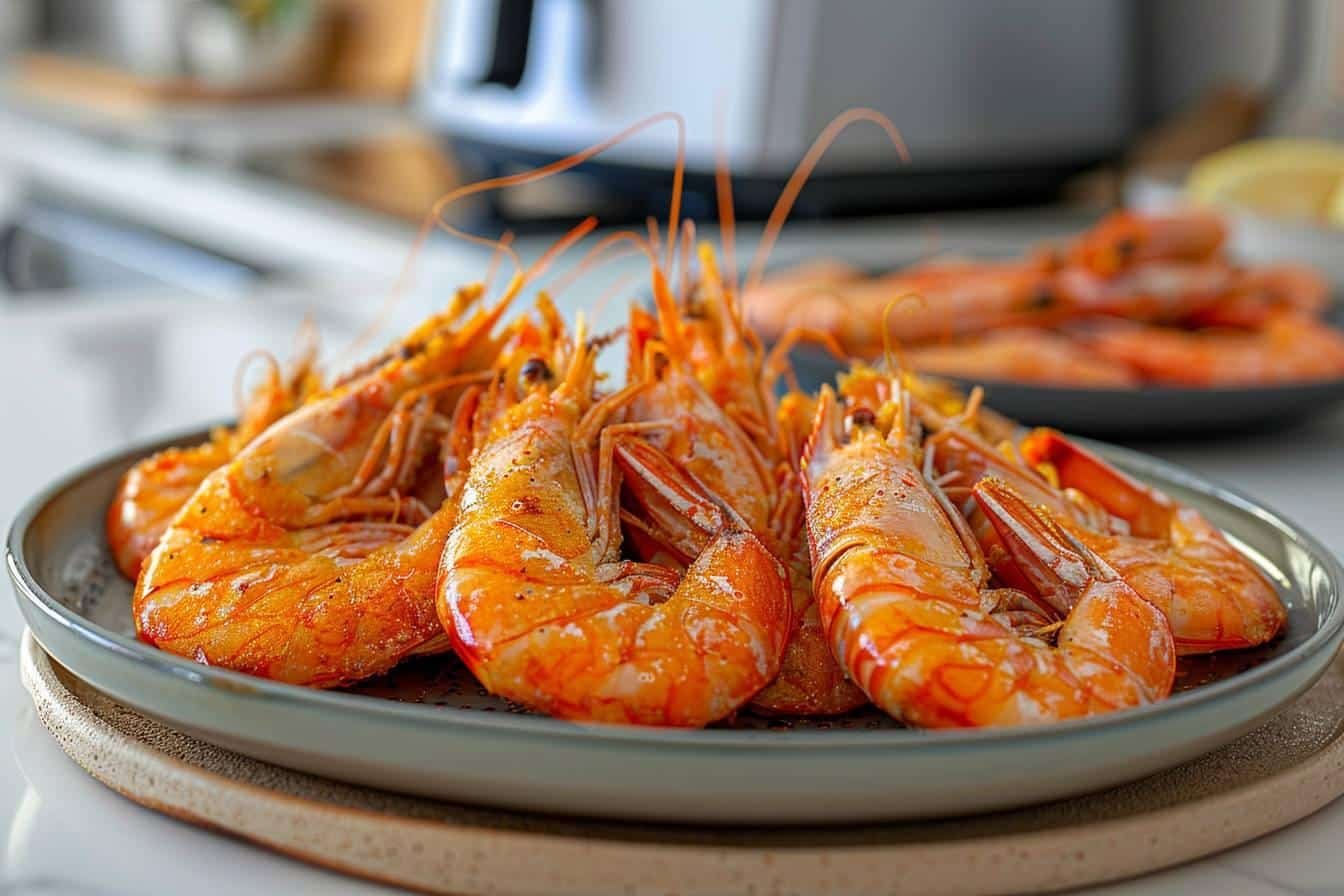 Recette crevettes airfryer : Cuisson rapide et croustillante