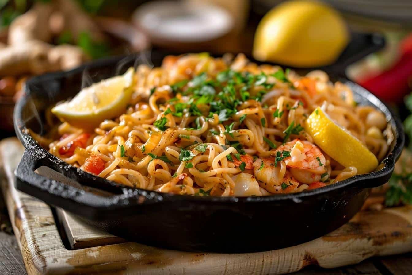 Recette fideua poulet : délicieuse paella de pâtes espagnole