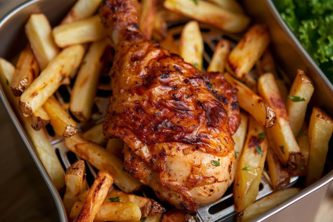 Recette cuisse de poulet airfryer : astuces pour un repas croustillant