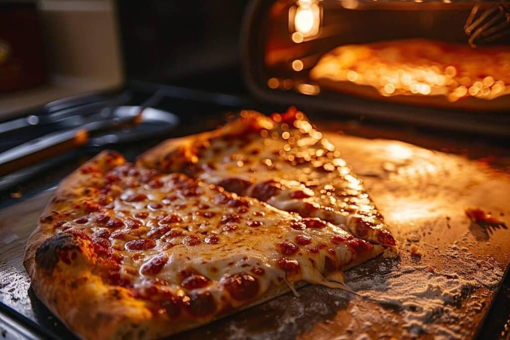 Comment réchauffer une pizza : astuces pour un résultat croustillant