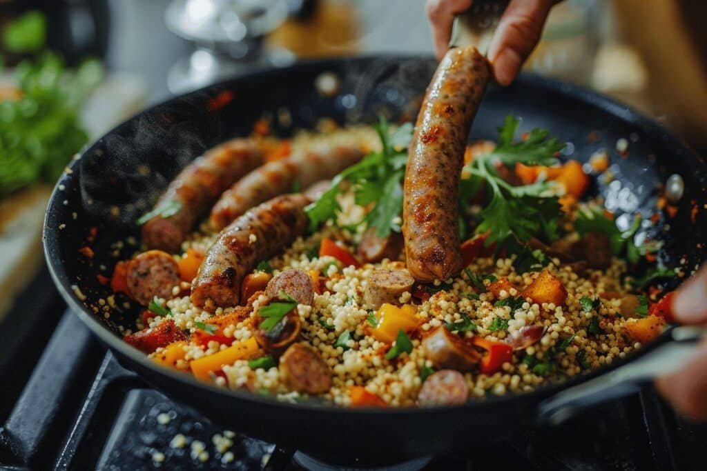 Je voudrais un couscous merguez : recette facile et savoureuse