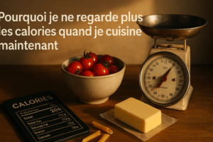 Pourquoi je ne regarde plus les calories quand je cuisine maintenant