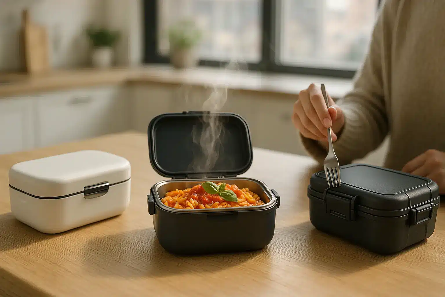 Bonplus BP | Lunch Box Chauffante | 1.5L | Boîte à Lunch Pour