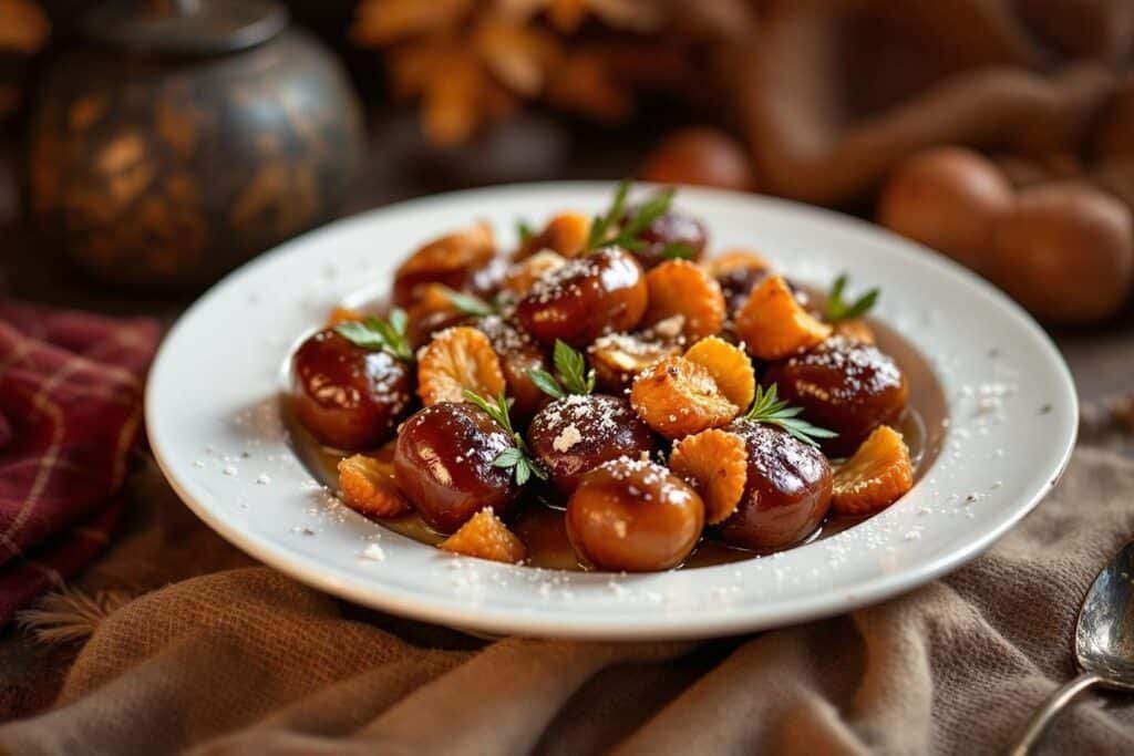 Châtaigne au four : recette facile et temps de cuisson