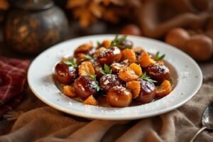 Châtaigne au four : recette facile et temps de cuisson